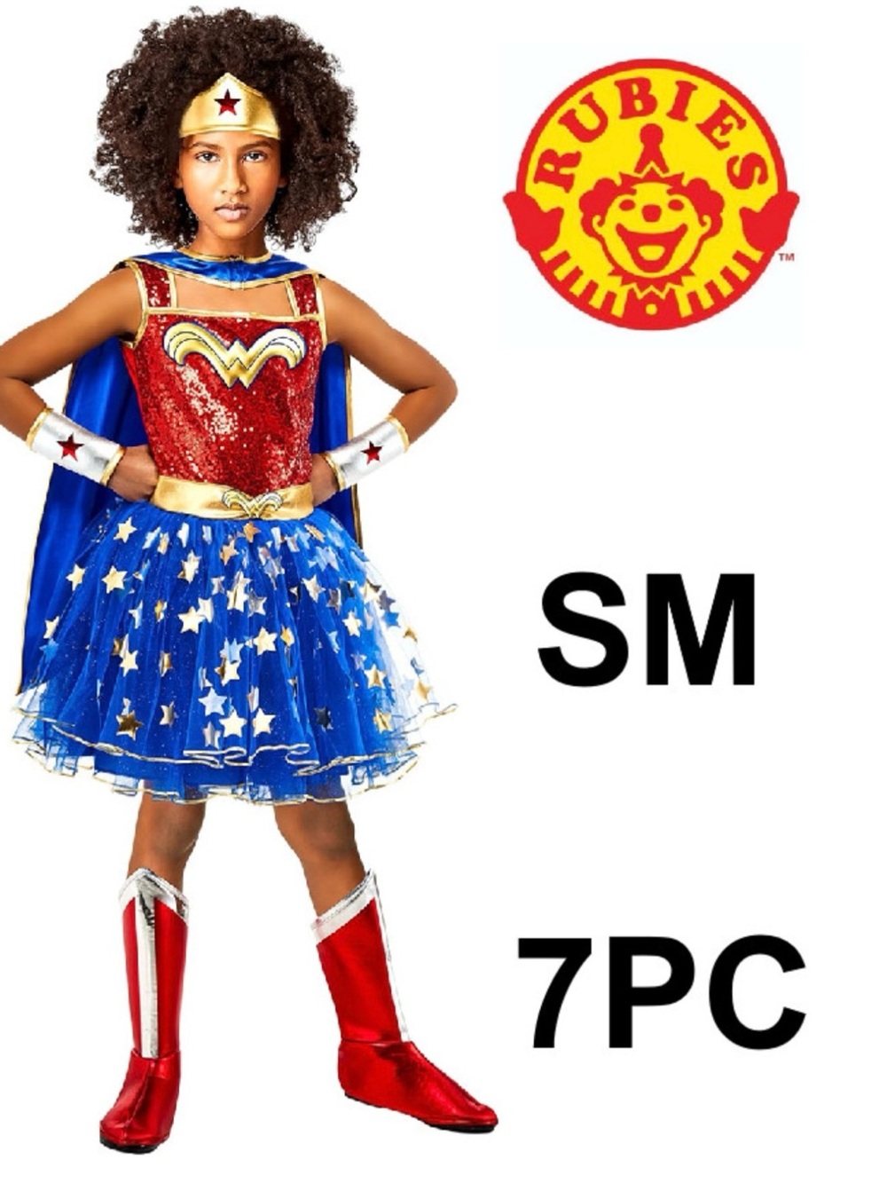 Rubie's Red & Blue Superhero Star Tutu Costume for Kids